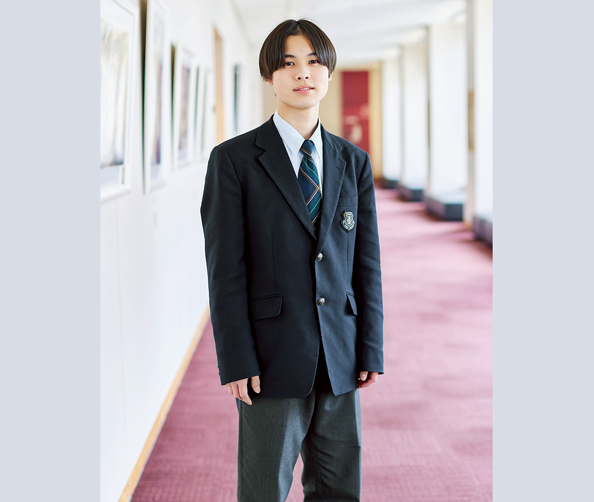 男子高校生:冬の制服