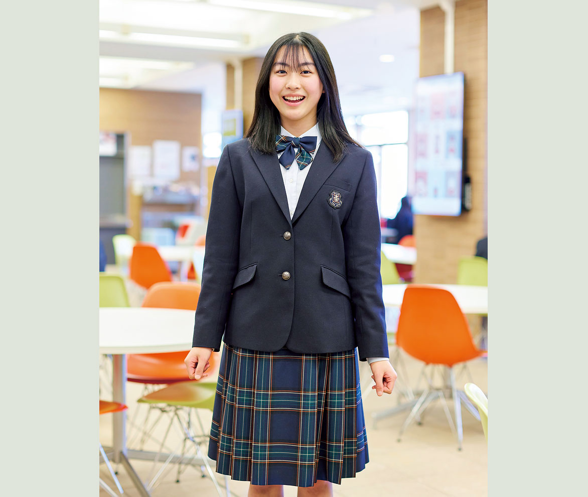 女子高校生:冬の制服