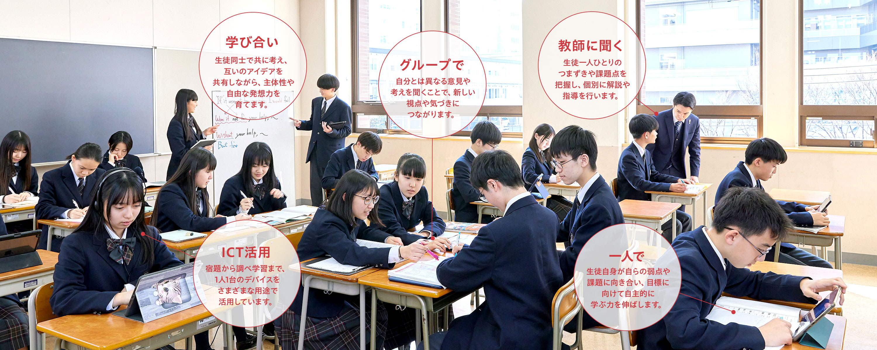 一人ひとりの習熟度と目的に合わせた個別最適な学び