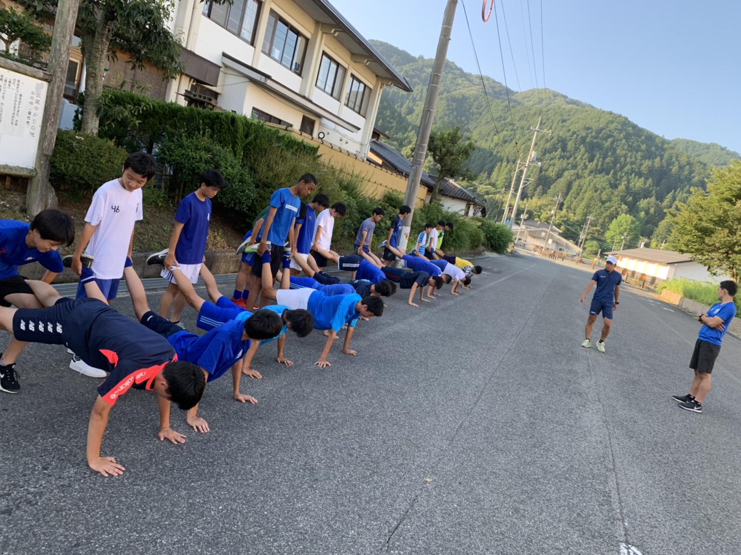 高校サッカー部夏合宿2日目 お知らせ 追手門学院大手前中 高等学校